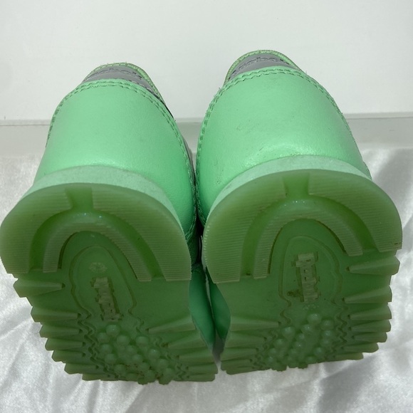Reebok Toddler Girls Mint/Silver Classic Leather Running Sneaker Shoes Size 5 US - Picture 11 of 17